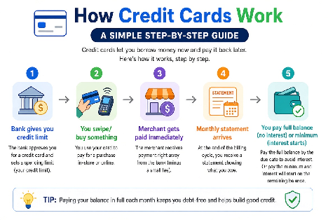 How Do Credit Cards Work for Beginners? Guide